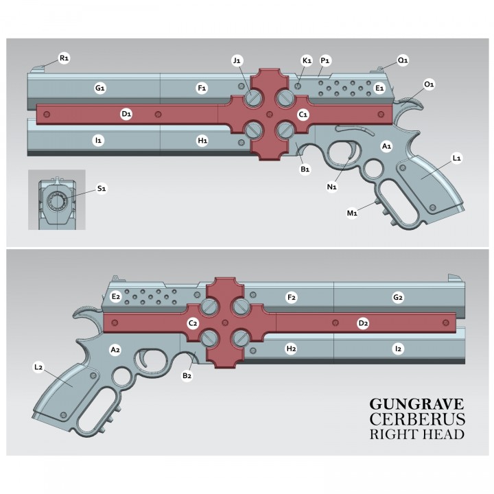 Gungrave - Cerberus Handguns image