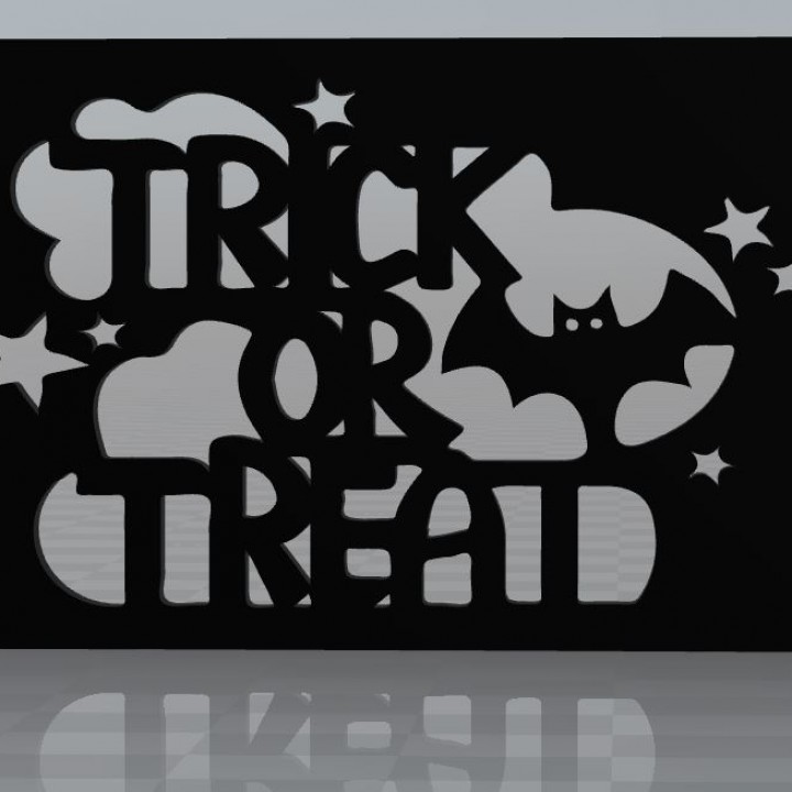 Halloween trick or treat magnet image