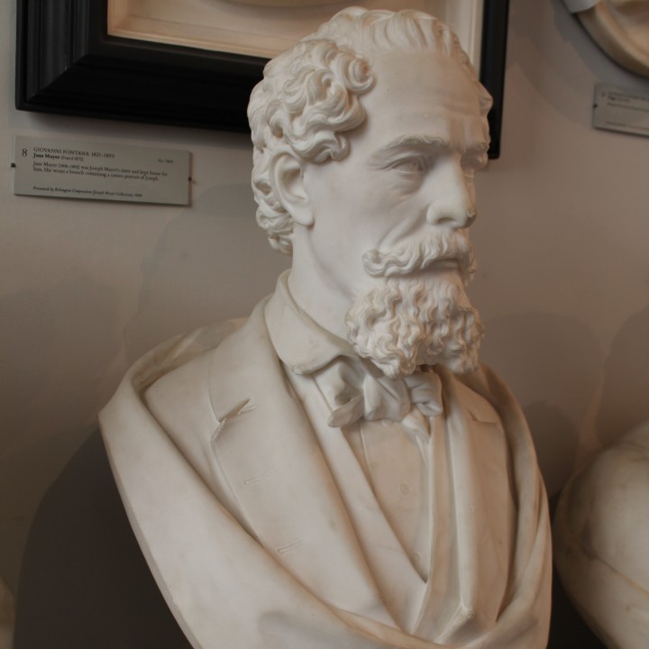 Bust of Charles Dickens image