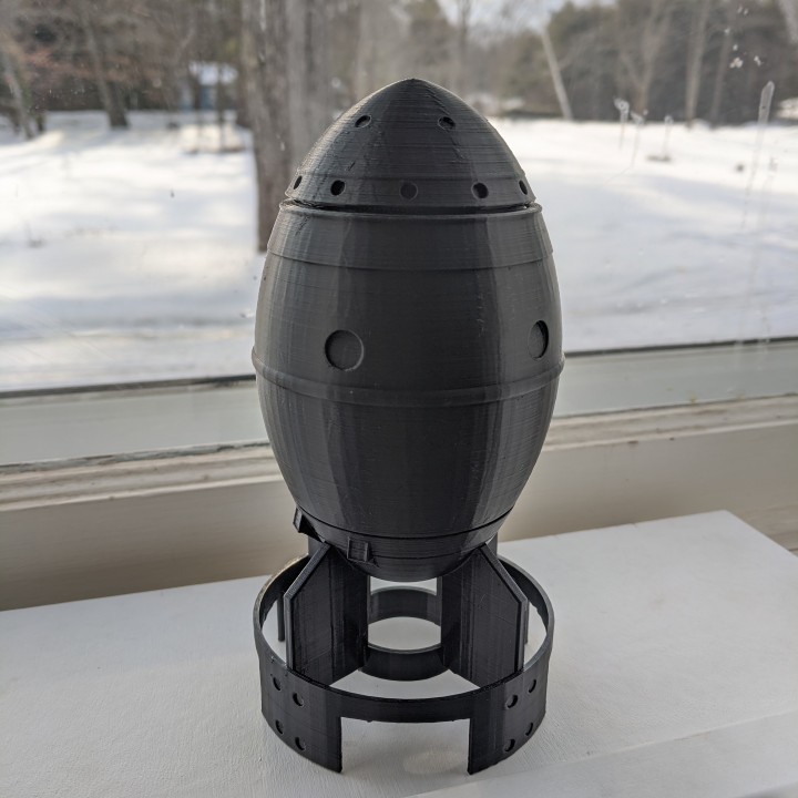 3D Print of Fallout 4 Mini Nuke by jondecker