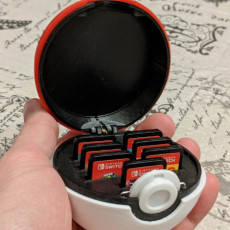 Picture of print of Pokeball Switch Cartridge Case
