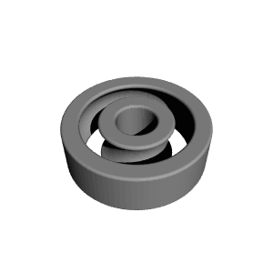 3D Printable Kugellager / Bearing 46x12 use 14x 6mm BB´s by Max