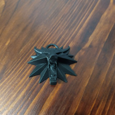 Picture of print of Witcher III medallion