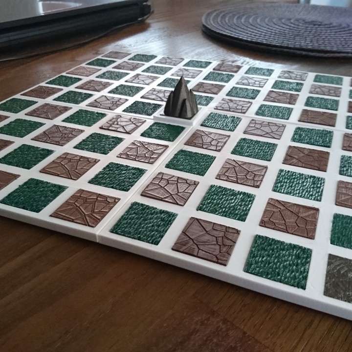 (Modular) Square-Tiled Tabletop Board image