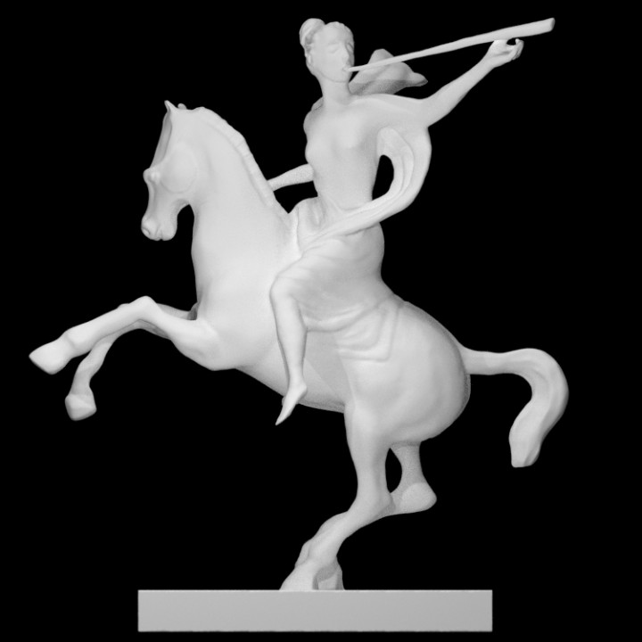 Woman on a Horse image