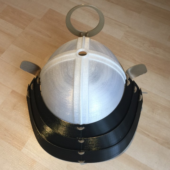 Samurai Helmet Wearable with Sound Activated Lights image