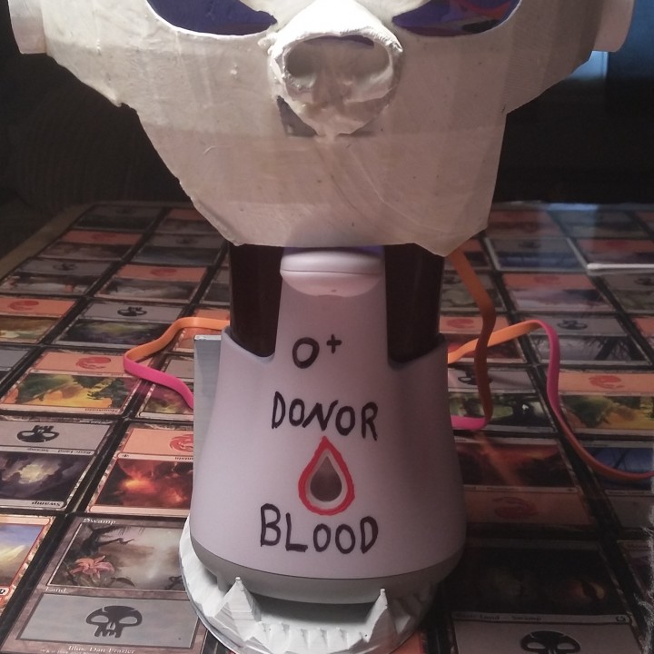 Demon Skull Motion-Sense Drink Dispenser with Bluetooth Halloween Prop (Both Trick & Treat) image