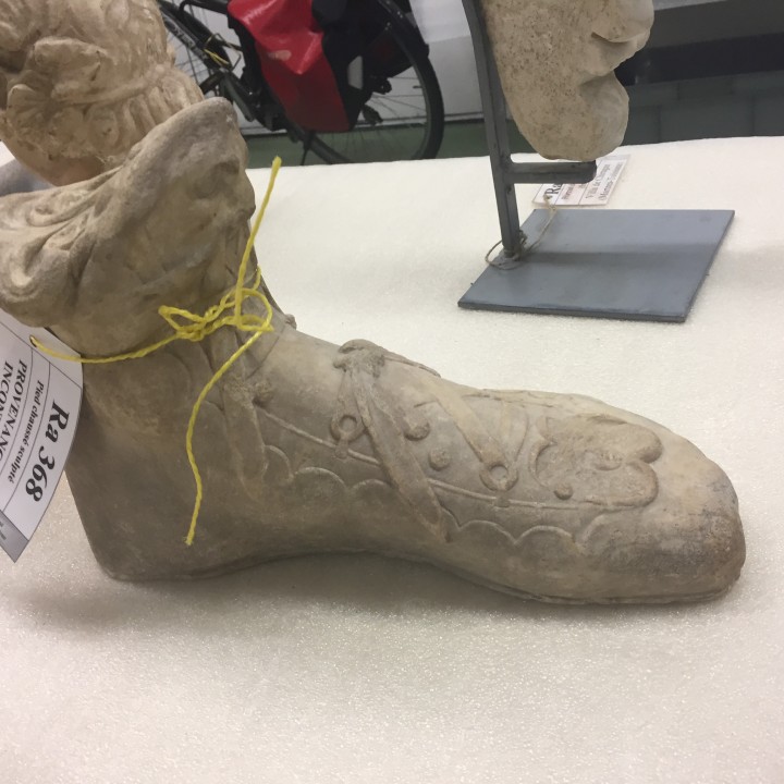 Statue  (fragment) of Foot Carved image