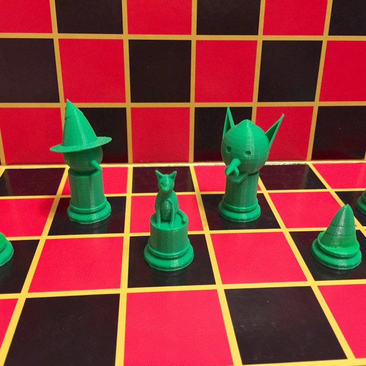 candy&witches Halloween chess image