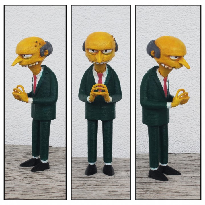 Mr. Burns 3D image