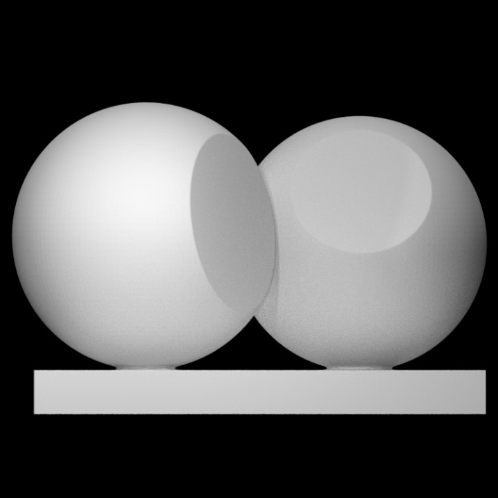 Two Spheres in Orbit image