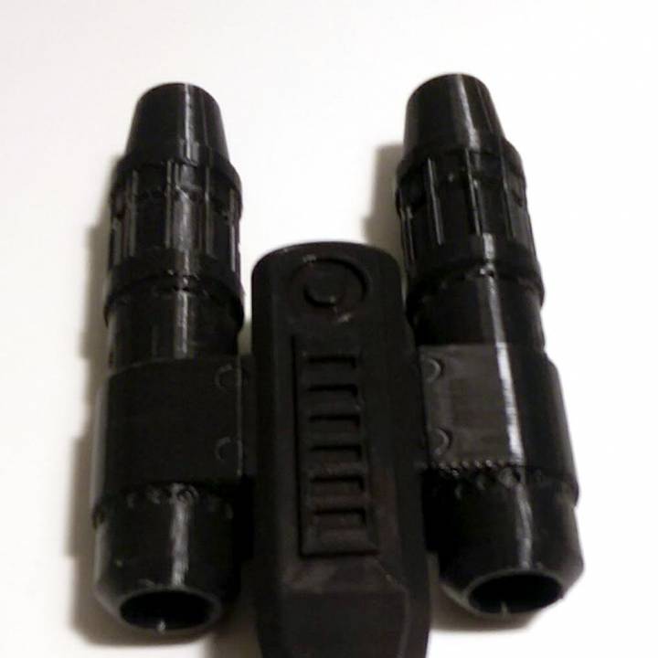 3D Printable Star lord rocket boosters by Katia Martins