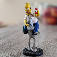 Picture of print of Homer+Bender 3D