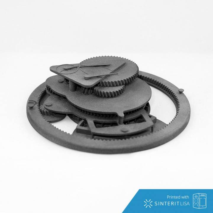 3D Printable Pendulum Clock Accurate to 1/3 of a second. by Samuel Schuur