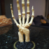 Skeletal Hand stand print image