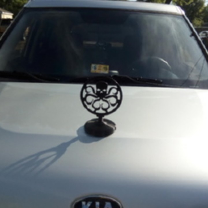 Hydra Hood Ornament (With Magnetic Base) image