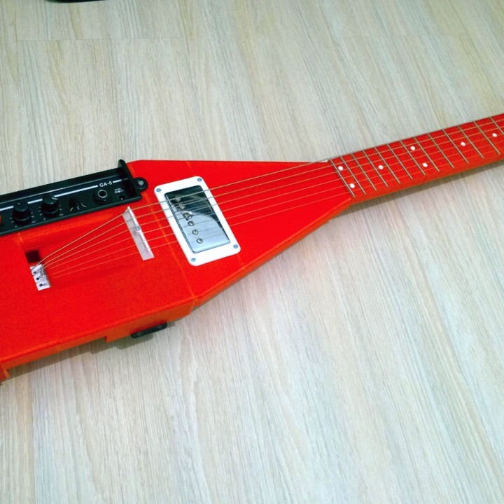 Electric guitar with built-in Amp and Speaker image