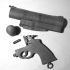 Hellboy COMIC sidearm print image
