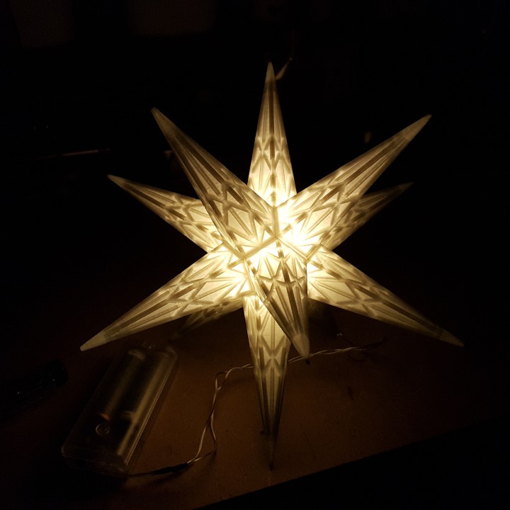 3D Printable Star Light 2 by Squi Rrel