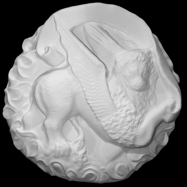 Emblem of Saint Mark (winged lion) image