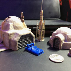 Picture of print of Desert Sci-Fi Buildings