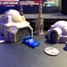 Picture of print of Desert Sci-Fi Buildings