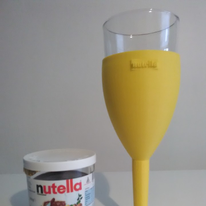 Chalice for Nutella Glass aka Nutella Wine Glass image