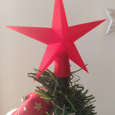 Picture of print of CHRISTMAS STAR TREE TOPPER