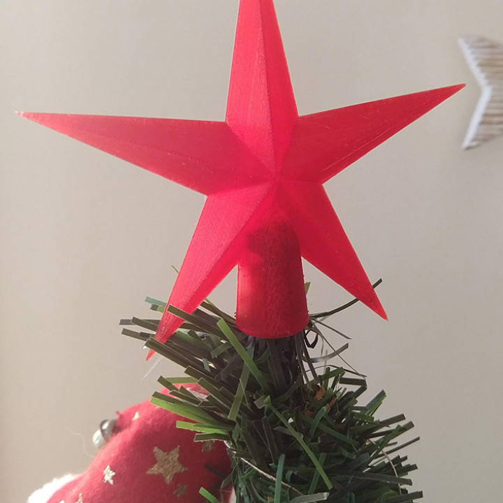 CHRISTMAS STAR TREE TOPPER image