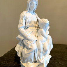 Picture of print of Madonna of Bruges