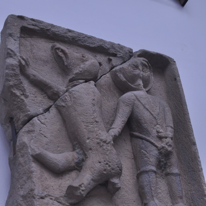 Relief of Man and Dog image