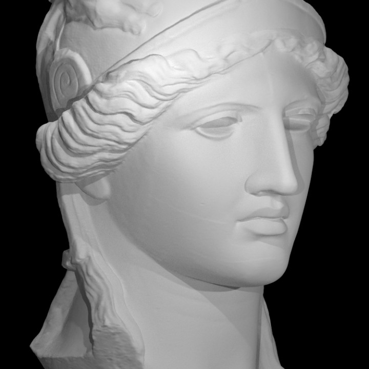 Head from the Athena Hope-Farnese image
