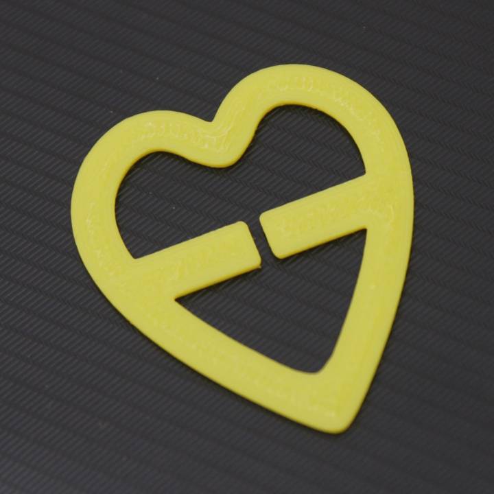 Bra Clip - Heart Shape image