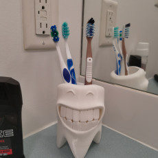 Picture of print of Smiling Toothbrush Holder