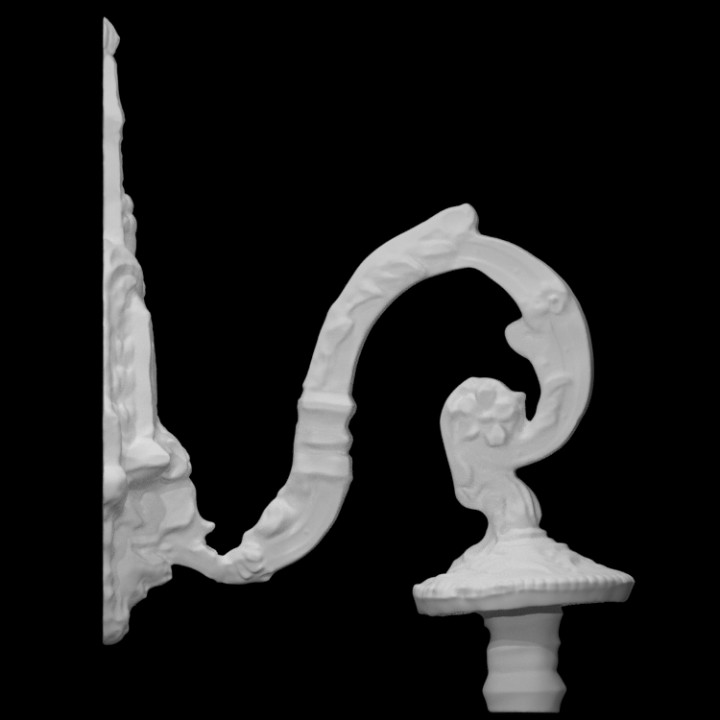 A pair of Louis XIV Single-Branch Wall-Lights image