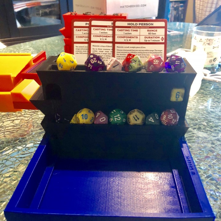 The Ultimate Dice box for Game/Dungeon Master games with hidden inside insert image