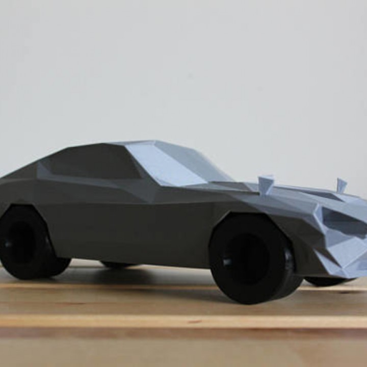 3D Printable Low Poly 1972 Datsun 240Z by Turtleman