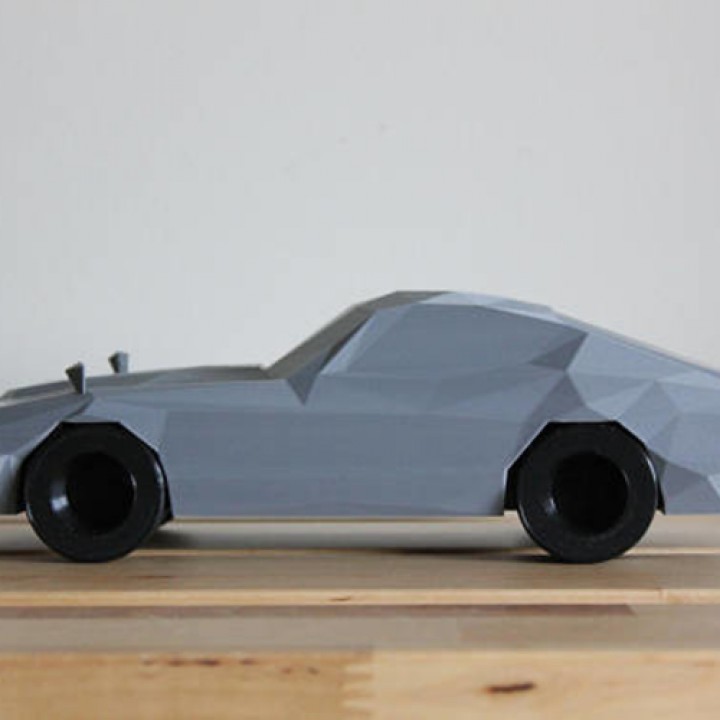 3D Printable Low Poly 1972 Datsun 240Z by Turtleman