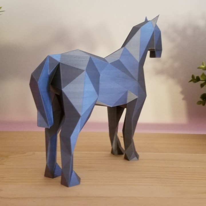 Low Poly Horse image