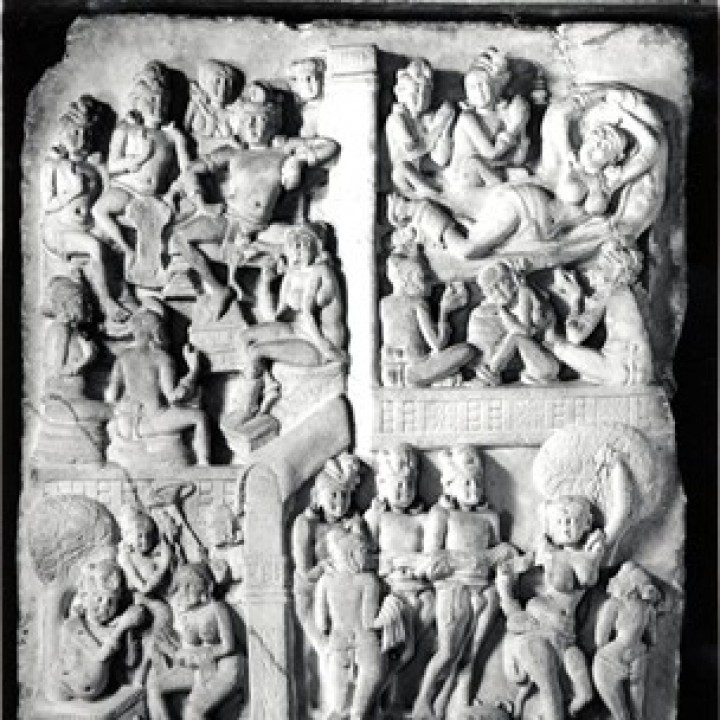 Drum slab from the Amaravati stupa image