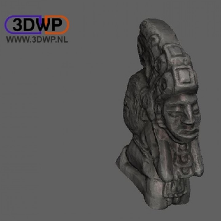 Mayan Sculpture image