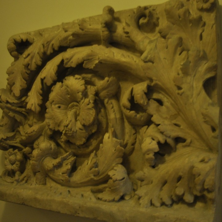 Frieze Panel with cut-out from a vine frieze image