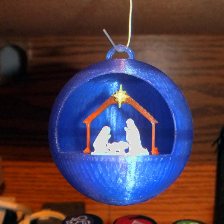 Nativity Christmas Ornament image