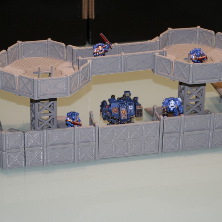 Wargaming compatible Terrain - Outpost - Basic-Version image