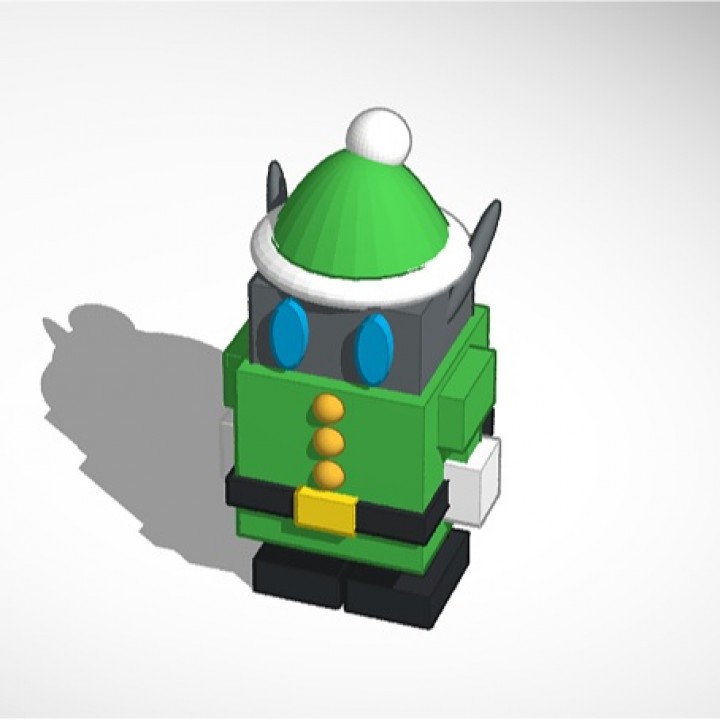 Elf Robot Candy Jar image