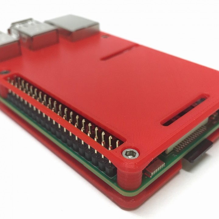 3D Printable Raspberry Pi 3 Case by Adam Draper