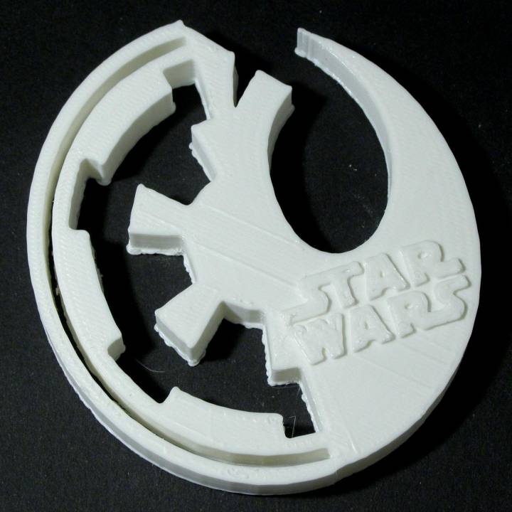 3D Printable Star wars logo by Ryan Lo