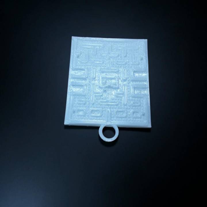Pac-man Maze ornament image
