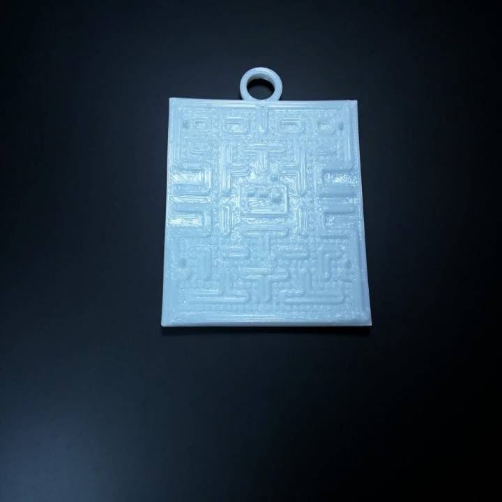 Pac-man Maze ornament image