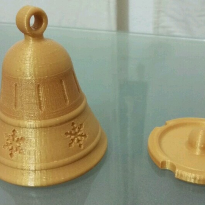 Christmas bell ornament (with hidden compartment) image